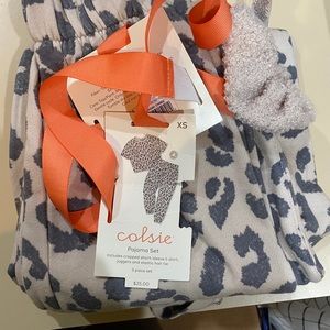 Women’s cheetah print pajama set